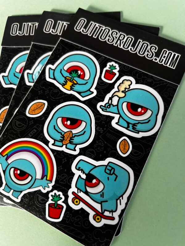 Plancha de Stickers "OR"